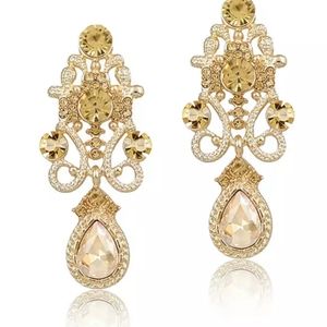 Classic rhinestone drop earring